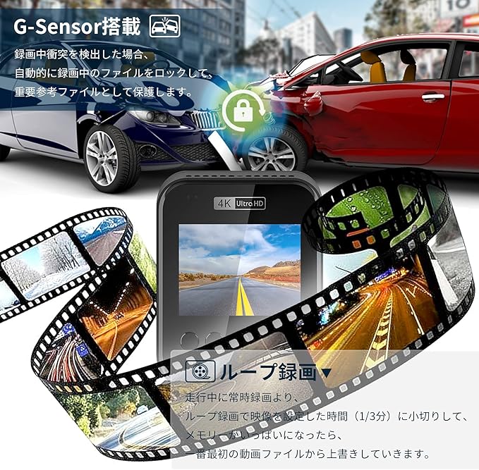 駐車監視モードで愛車を守る