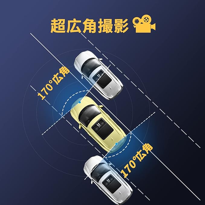 Yazaco ドライブレコーダー 高画質で安心のカーライフを